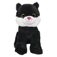 Sitting Cat 11in Asmt Plush Toy - LLB Toys