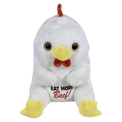 13" Belly Buddy Chicken Eat More Beef Plush - LLB Toys