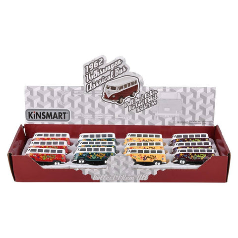 2.5" Diecast Pull Back 1962 VW Bus/Printing Keychain