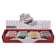 2.5" Diecast Pull Back 1962 VW Bus/Printing Keychain