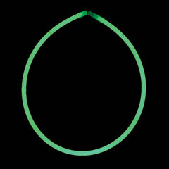 22" GREEN GLOW NECKLACE - 50 pc/tube - LLB Toys