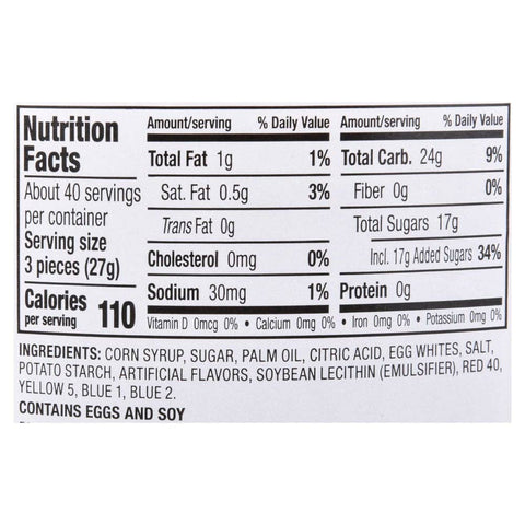 NOW AND LATER GIANT CHEWY ORIGINAL TAFFY 120PC LLB kids toys