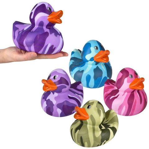 Big Camouflage Rubber Duckies 6" - LLB Toys