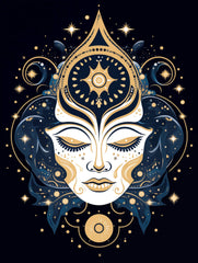 Mystical Third Eye Canvas Wall Art print