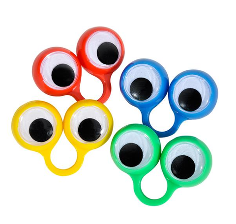 2.25" FINGER EYE PUPPETS LLB kids toys