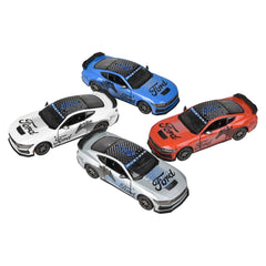 5" Diecast Pull Back 2024 Ford Mustang  Livery - LLB Toys