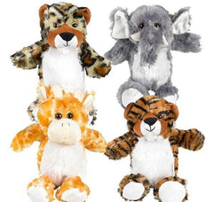 11" SAFARI ANIMAL MIX LLB Plush Toys