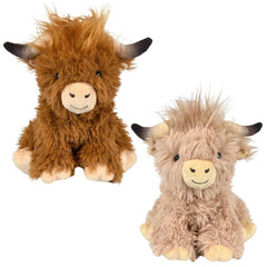 9" Highland Cow Plush - LLB Toys
