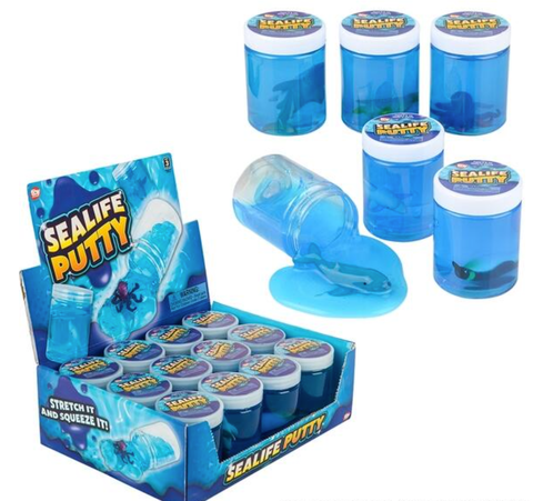 3" SEA LIFE PUTTY LLB Slime & Putty