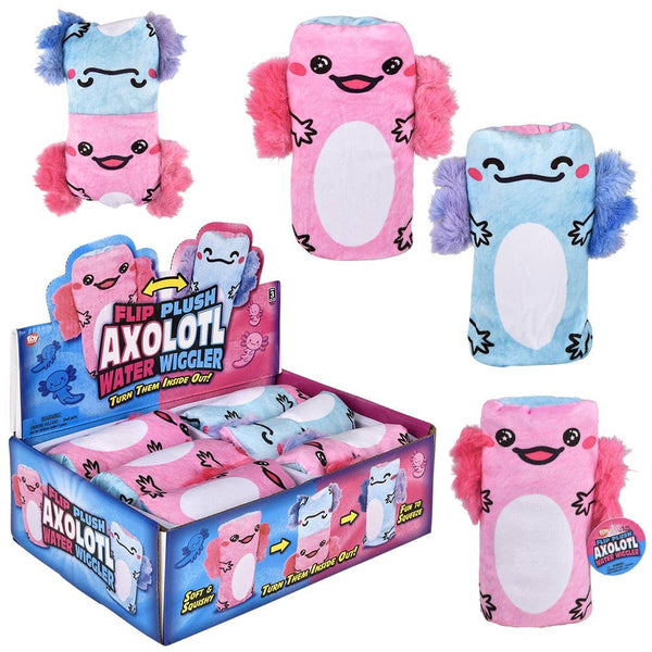 Flip Plush Axolotl Water Wiggler 5.5