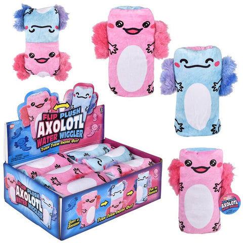 Flip Plush Axolotl Water Wiggler 5.5" 12ct LLB Plush Toys