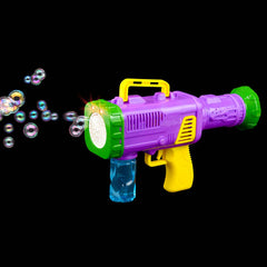 10.6" Mardi Gras Space Rifle  Bubble Blaster - LLB Toys