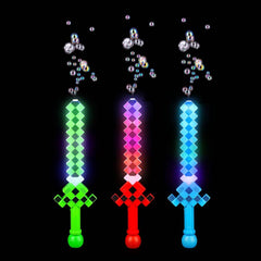 20" Light-Up Pixel Bubble Sword - LLB Toys
