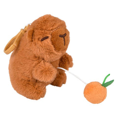 3.5" Mighty Quakes Capybara Backpack Clip - LLB Toys