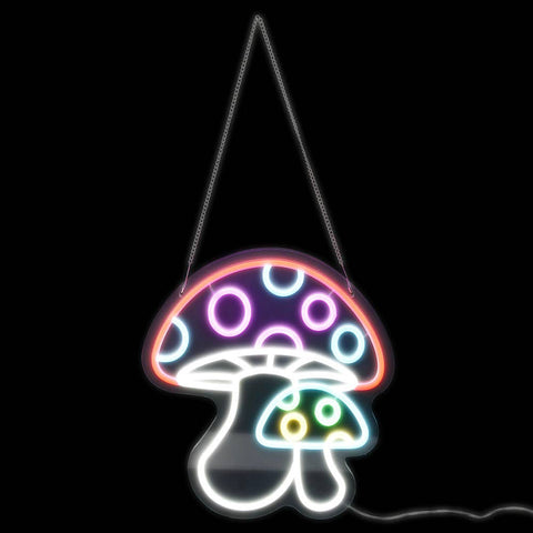 15"x13.6" Neon Mushroom Light - LLB Toys