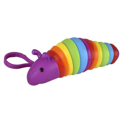 3.75" WIGGLE SENSORY CATERPILLAR CLIP ON LLB kids toys