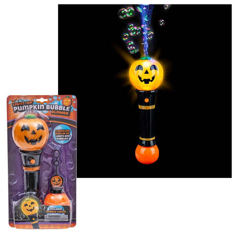 12" PUMPKIN LIGHT-UP BUBBLE BLOWER LLB Light-up Toys