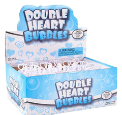.6 OZ DOUBLE HEART BUBBLE BOTTLE LLB kids Accessories