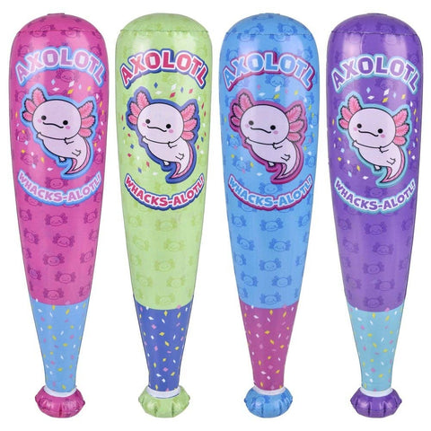 20" Axolotl Mini Baseball Bat Inflate  - LLB Toys