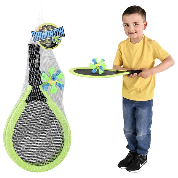 Kids Jumbo Badminton Set - Racket & Birdie - LLB Toys