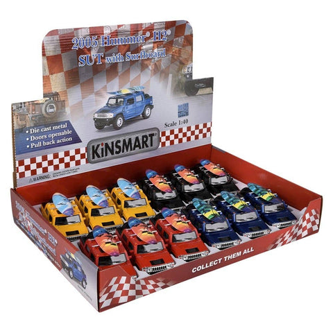 2005 Hummer H2 Sut with Surfboard - Kids Toy - LLB Toys