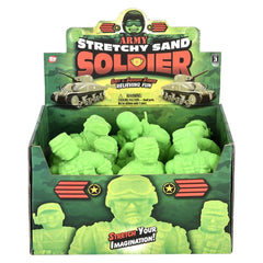 6" Stretchy Sand Toy Soldier LLB kids toys