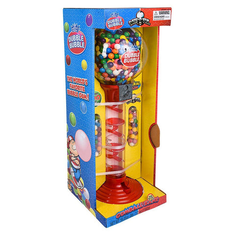3' DOUBLE-BUBBLE METAL GUMBALL MACHINE LLB kids toys