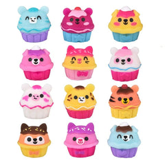 1.5" Gummy Cupcake Animals Squishy Toy - LLB Toys