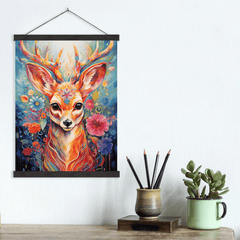 Fantasy Deer Canvas Wall Art print