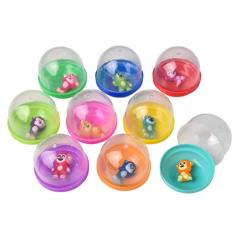 1" Mini Asst Color Monkey Figurines In 2" Capsule - LLB Toys