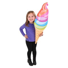 36" RAINBOW ICE CREAM CONE INFLATE LLB Inflatable Toy