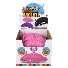 Jumbo Wiggle Fidget Axolotl 12"-Display - LLB Toys