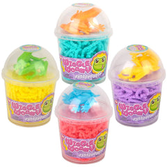 3.6" Wiggle Wormy Frog Putty 12ct - LLB Toys