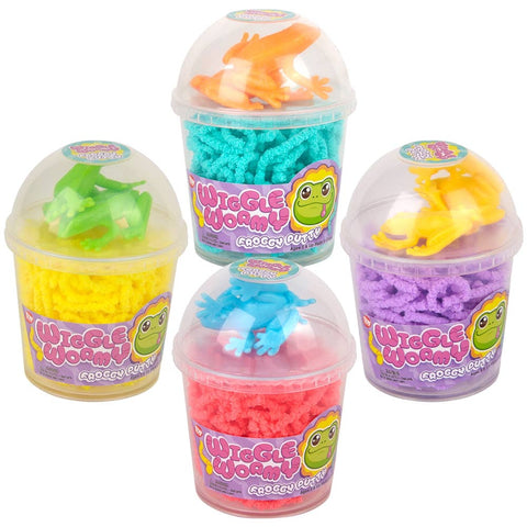 3.6" Wiggle Wormy Frog Putty 12ct - LLB Toys
