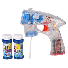 7" Light-Up 10 Hole Bubble Blaster 24/ - LLB Toys