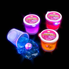 2.5" FLASHING CRYSTAL PUTTY LLB Slime & Putty