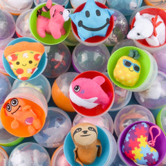 4" Capsule Kit - Plush (50 Pcs/case) 1/8 LLB Plush Toys