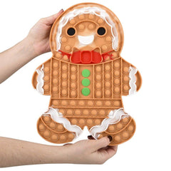 GINGERBREAD BUBBLE POPPER 13" LLB Christmas