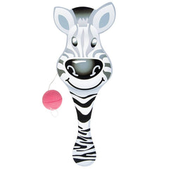 9" ZOO ANIMAL PADDLE BALL LLB kids toys