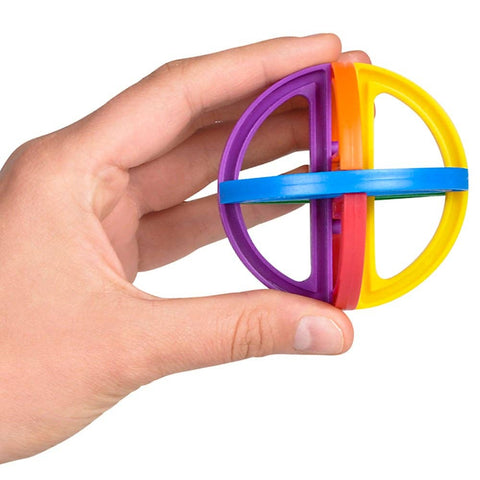 Plastic Puzzle Ball 2.5in Asmt - LLB Toys
