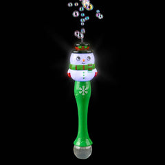 Light-Up Snowman Bubble Wand 13.5"