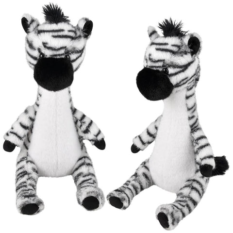 14" Stretch Pack Zebra Plush - LLB Toys