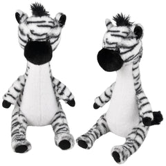 14" Stretch Pack Zebra Plush - LLB Toys