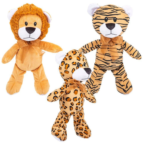 8" JUNGLE CAT ASSORTMENT LLB Plush Toys