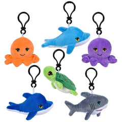 4" Sealife Backpack Clip #2 - LLB Toys