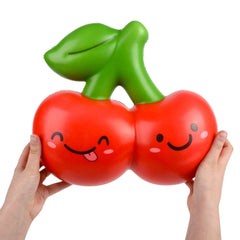 Jumbo Squish Cherries 11.75"
