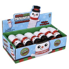 3.75" Wiggle Sensory Snowman Backpack Clip 12ct LLB Backpack