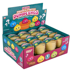 2" Squish And Stretch Surprise Neon Dumplings - LLB Toys