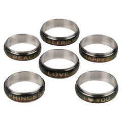 Sayings Spinner Mood Ring