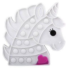 6.5" Valentines Unicorn Bubble Popper LLB kids toys